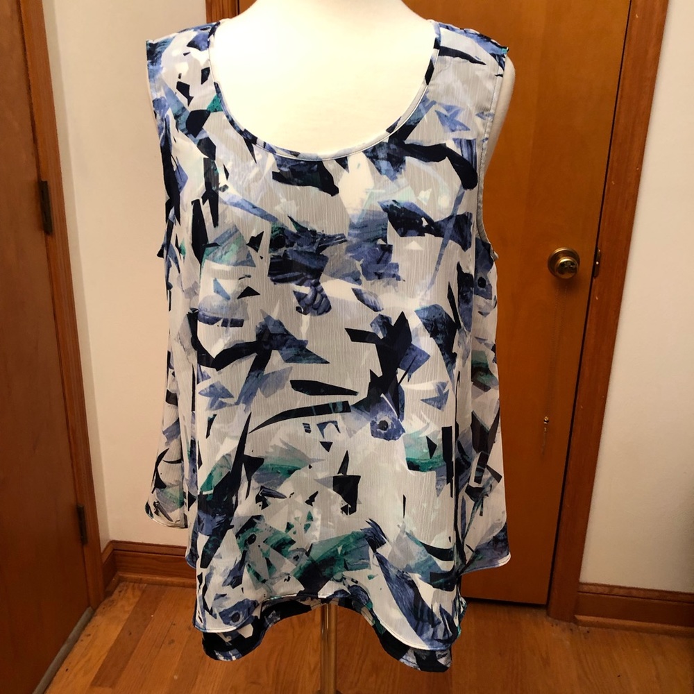 Sleeveless blouse